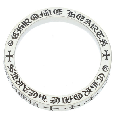 Chrome Hearts 3mm Spacer FUCKYOU Silver Ring Size ONE SIZE