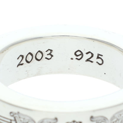 Chrome Hearts 6mm Spacer Dagger Silver Ring Size US 6
