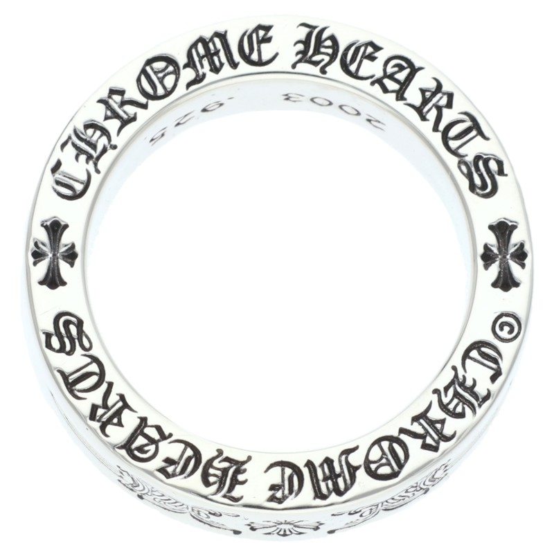 Chrome Hearts 6mm Spacer Dagger Silver Ring Size US 6