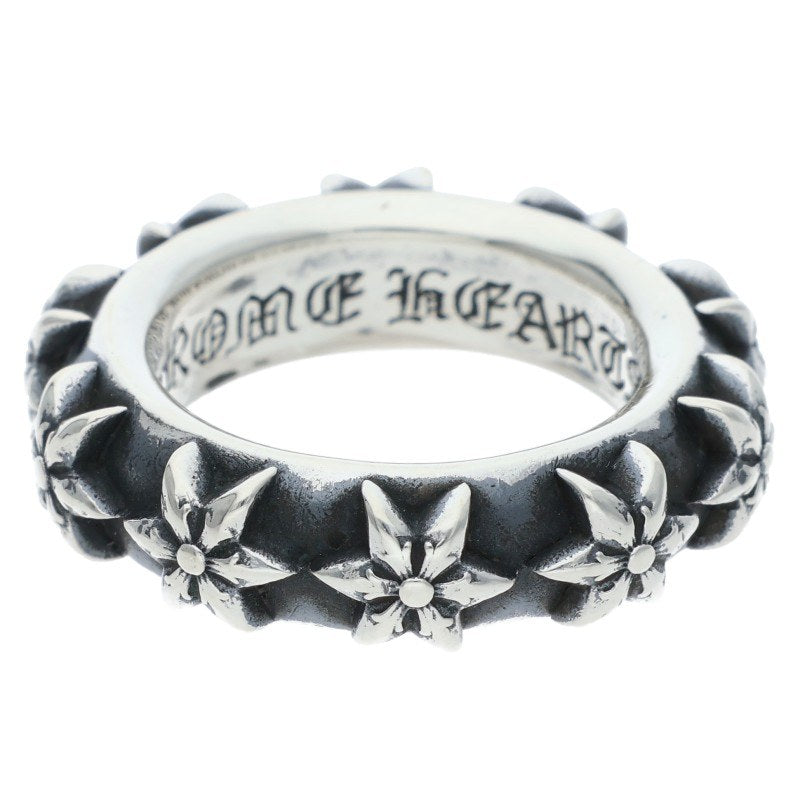 Chrome Hearts STAR BAND Silver Ring Size US 5