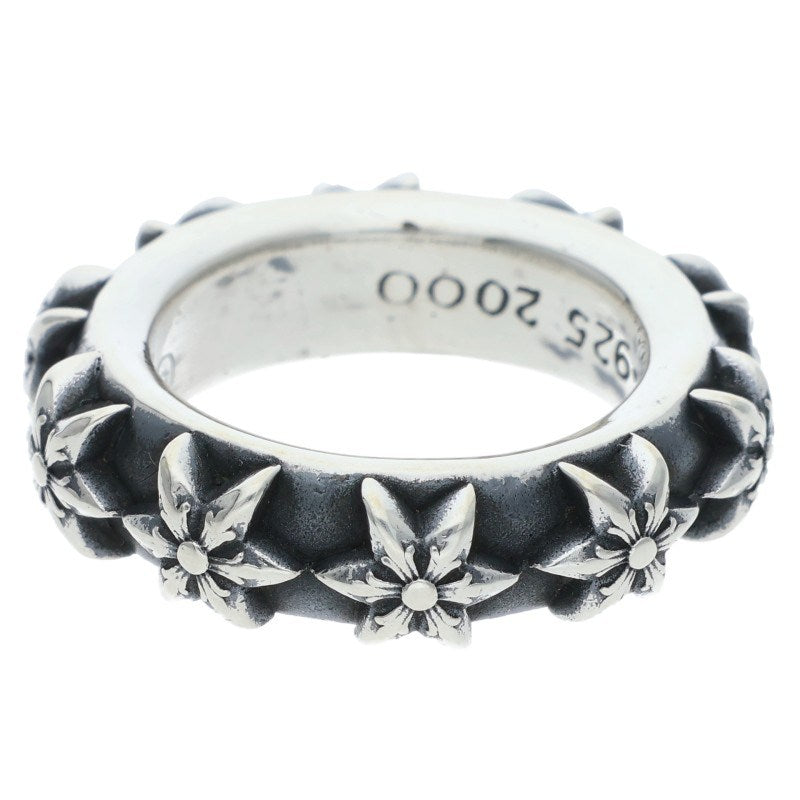 Chrome Hearts STAR BAND Silver Ring Size US 5