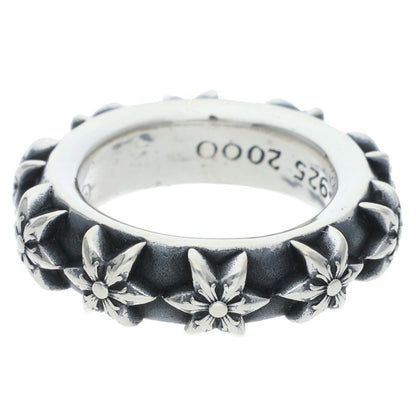 Chrome Hearts STAR BAND Silver Ring Size US 5