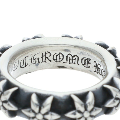 Chrome Hearts STAR BAND Silver Ring Size US 5