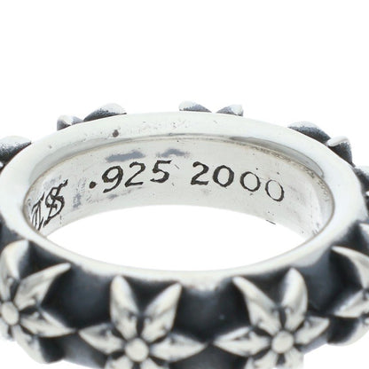 Chrome Hearts STAR BAND Silver Ring Size US 5