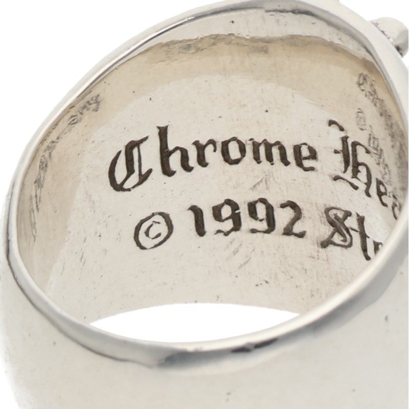 Chrome Hearts Keeper Sterling Silver Ring Size ONE SIZE