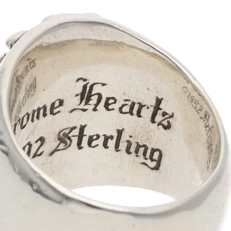 Chrome Hearts Keeper Sterling Silver Ring Size ONE SIZE