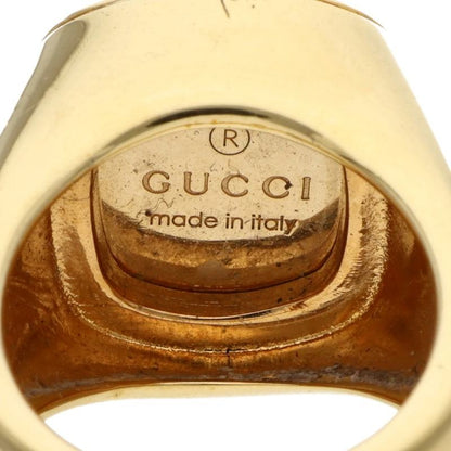 GUCCI Gucci Crest Signet Ring Size ONE SIZE
