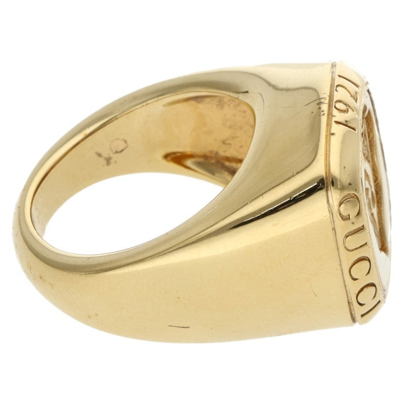 GUCCI Gucci Crest Signet Ring Size ONE SIZE