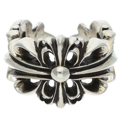 Chrome Hearts DBL FLRL CRS Sterling Silver Size ONE SIZE