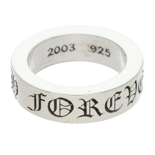 Chrome Hearts 6mm Spacer Forever Silver Ring Size ONE SIZE