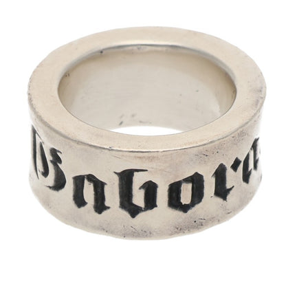 GABOR Holding R-2 Wide Cigar Band Silver Ring Size ONE SIZE
