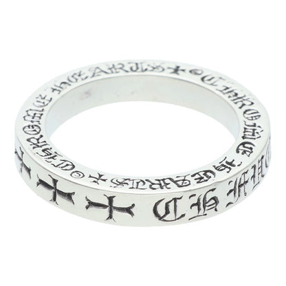 Chrome Hearts 3mm Spacer FUCKYOU Silver Ring Size ONE SIZE