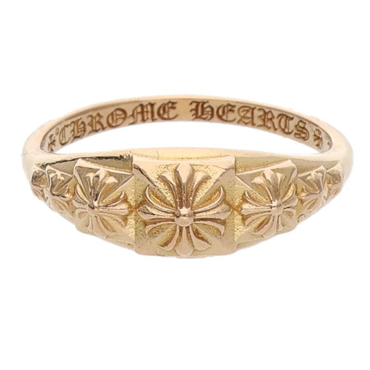Chrome Hearts 22K Tiny Pyramid Gold Ring Size ONE SIZE