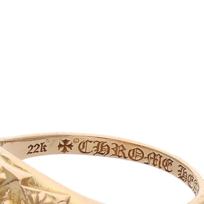 Chrome Hearts 22K Tiny Pyramid Gold Ring Size ONE SIZE
