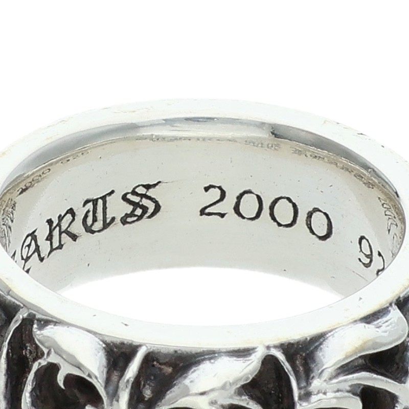 Chrome Hearts Eternity Vine Band Silver Ring Size US 6