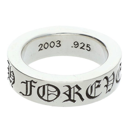 Chrome Hearts 6mm SPACER FOREVER Silver Ring Size ONE SIZE