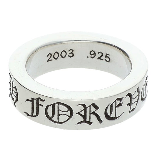 Chrome Hearts 6mm SPACER FOREVER Silver Ring Size ONE SIZE