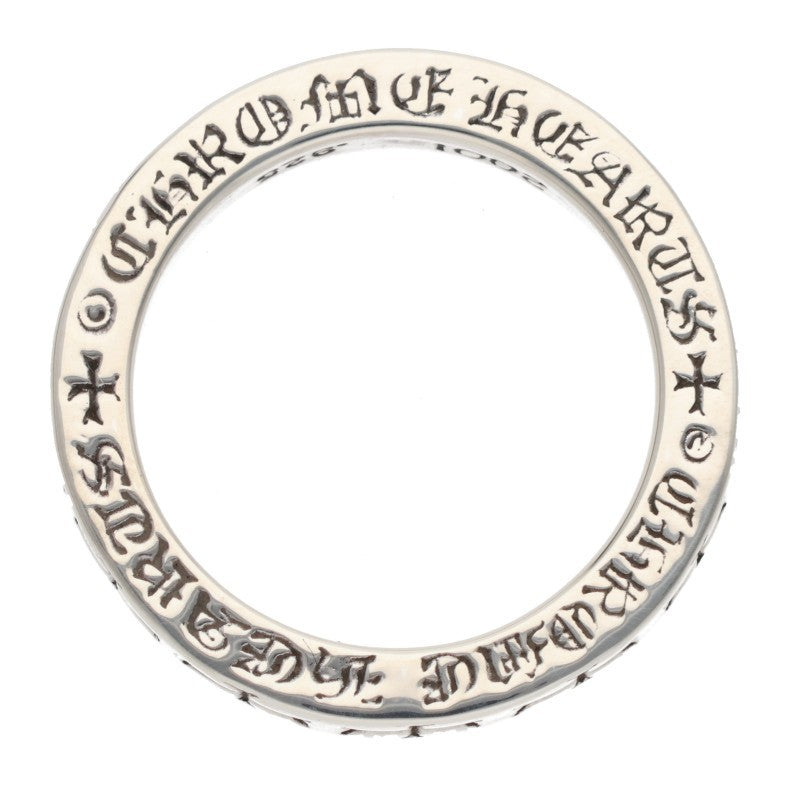 Chrome Hearts 3mm SPACER FUCKYOU Silver Ring Size ONE SIZE