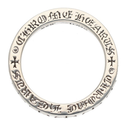 Chrome Hearts 3mm SPACER FUCKYOU Silver Ring Size ONE SIZE