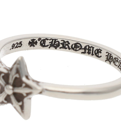 Chrome Hearts BUBBLGM STAR Silver Ring Size US 4