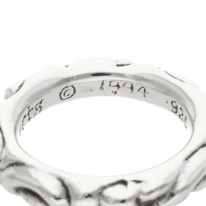 Chrome Hearts SCRL BAND Ring Silver (Silver 11.57g)