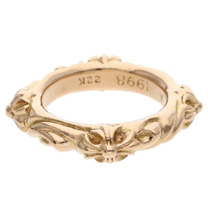 Chrome Hearts 22K SBT Band Gold Ring Size US 6.5