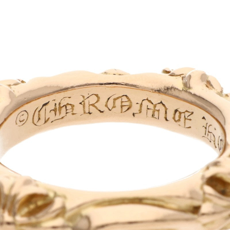 Chrome Hearts 22K SBT Band Gold Ring Size US 6.5