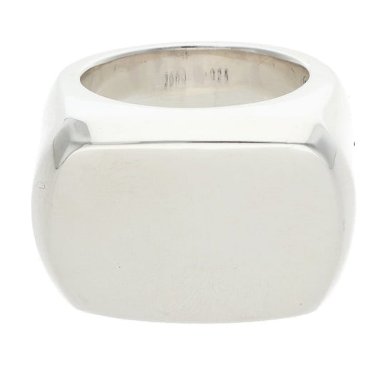 Chrome Hearts BIG PJ PLAIN Silver Ring Size ONE SIZE