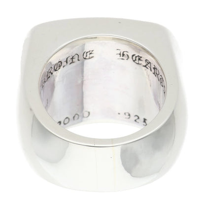 Chrome Hearts BIG PJ PLAIN Silver Ring Size US 7.5