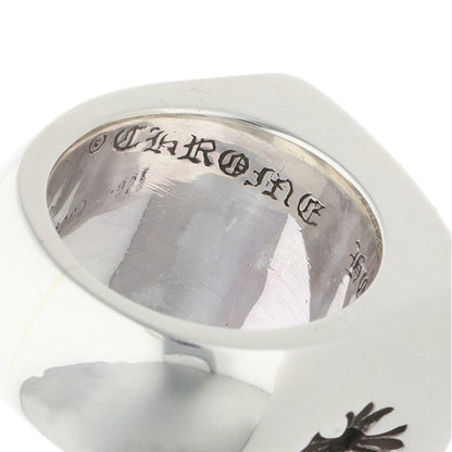 Chrome Hearts BIG PJ PLAIN Silver Ring Size US 7.5