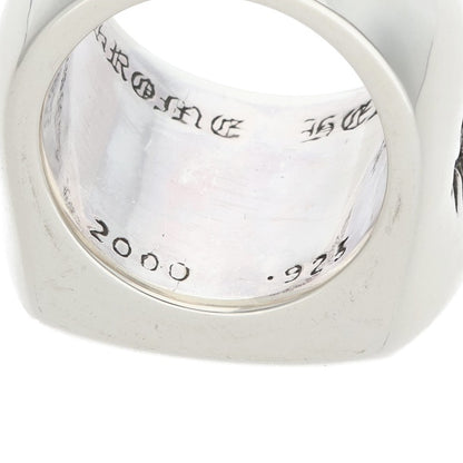 Chrome Hearts BIG PJ PLAIN Silver Ring Size US 7.5