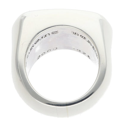 Chrome Hearts BIG PJ PLAIN Silver Ring Size US 7.5