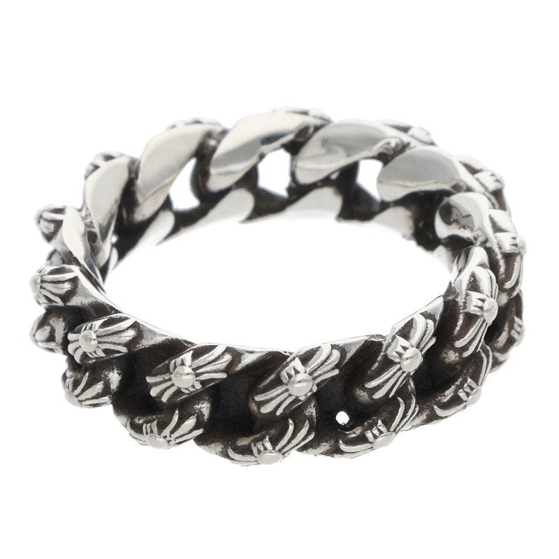 Chrome Hearts XTRA FANCY SML Silver Ring Size ONE SIZE