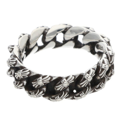 Chrome Hearts XTRA FANCY SML Silver Ring Size ONE SIZE