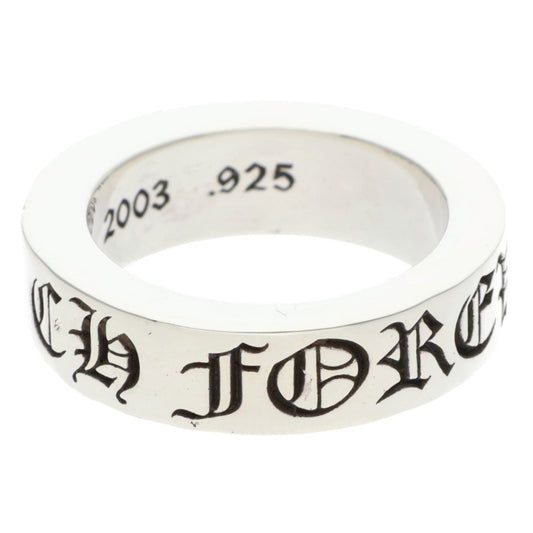 Chrome Hearts 6mm SPACER FOREVER Silver Ring Size ONE SIZE
