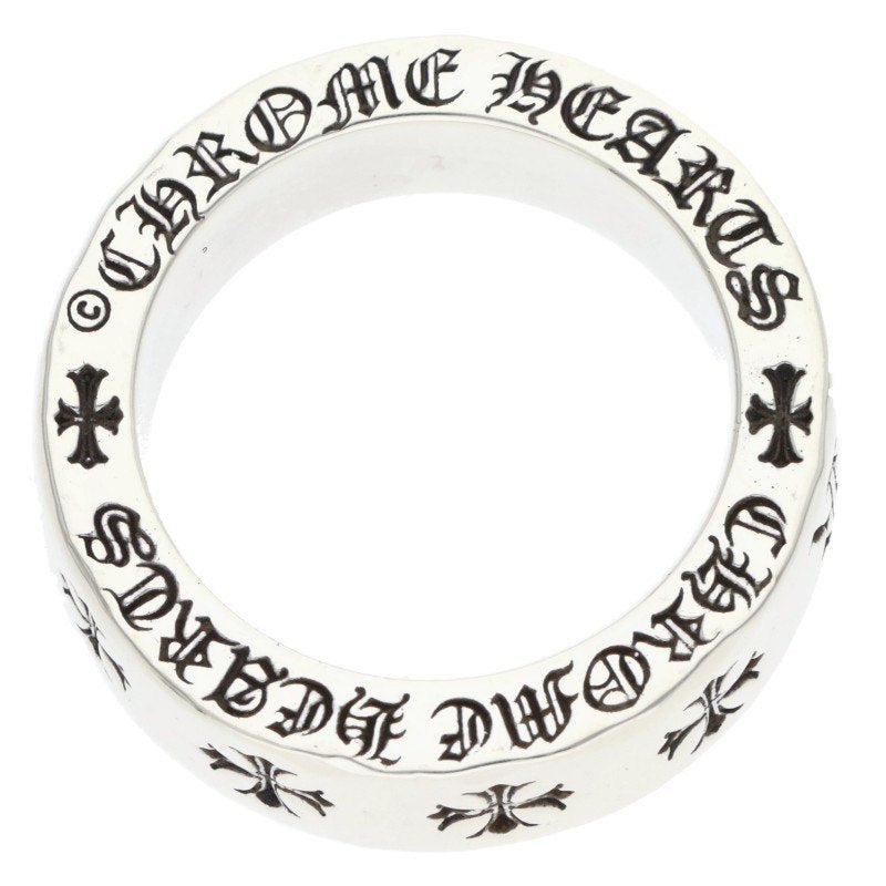 Chrome Hearts 6mm SPACER FOREVER Silver Ring Size US 6