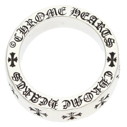 Chrome Hearts 6mm SPACER FOREVER Silver Ring Size US 6