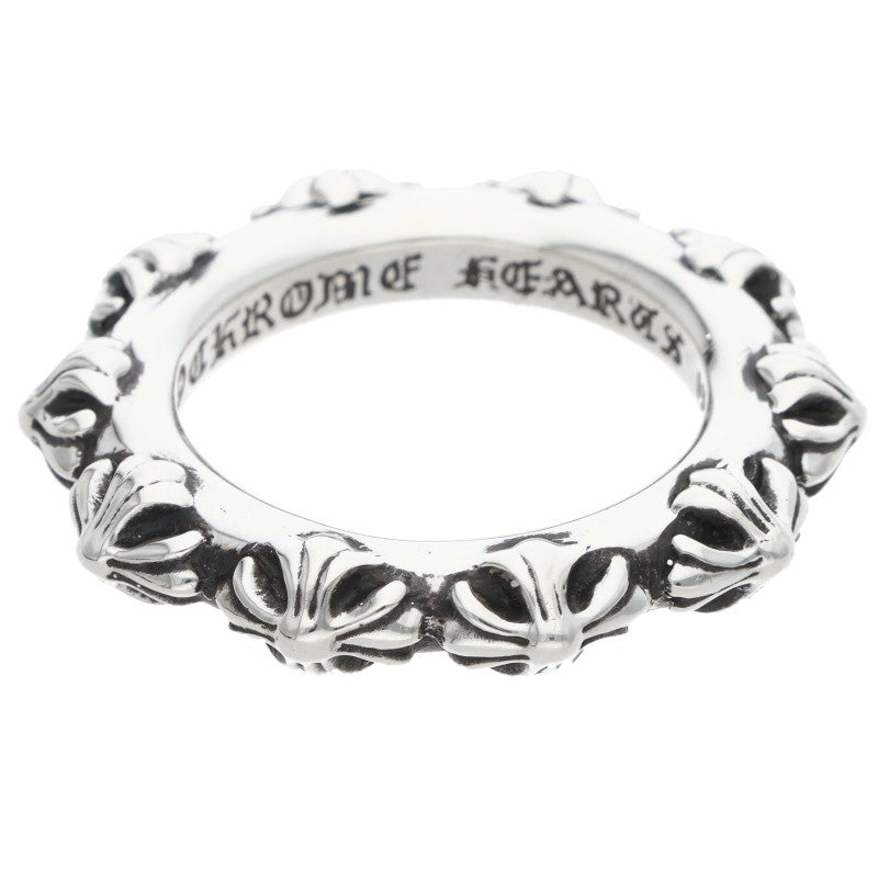 Chrome Hearts CROSS BAND Silver Ring Size ONE SIZE