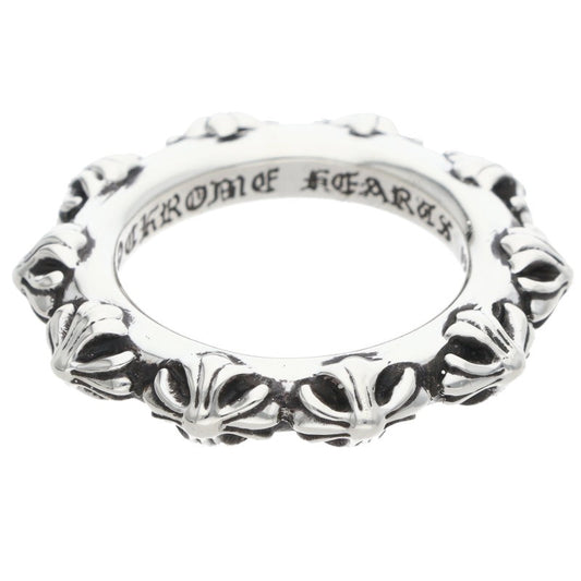 Chrome Hearts CROSS BAND Silver Ring Size ONE SIZE