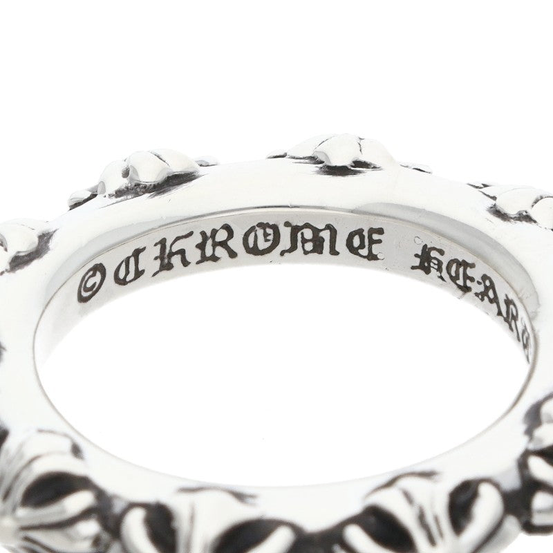 Chrome Hearts CROSS BAND Silver Ring Size ONE SIZE