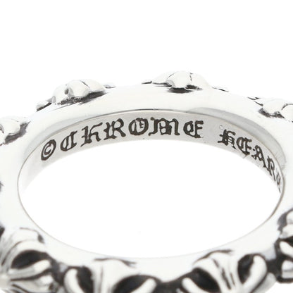 Chrome Hearts CROSS BAND Silver Ring Size ONE SIZE