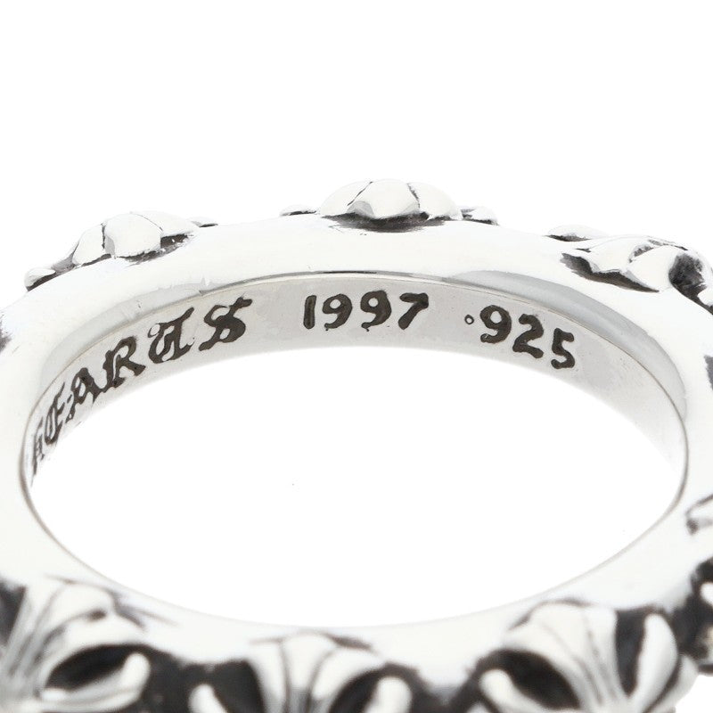 Chrome Hearts CROSS BAND Silver Ring Size ONE SIZE