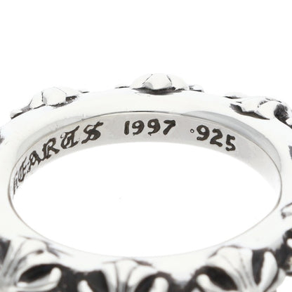 Chrome Hearts CROSS BAND Silver Ring Size ONE SIZE