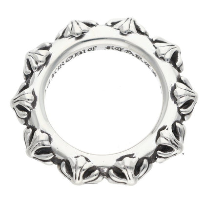 Chrome Hearts CROSS BAND Silver Ring Size ONE SIZE