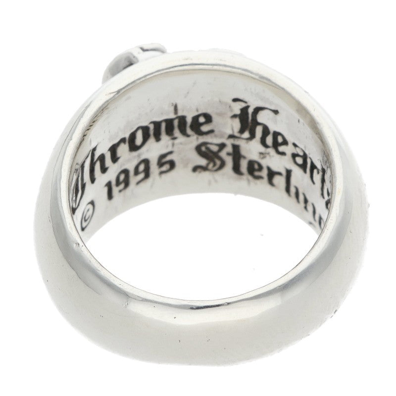 Chrome Hearts HEART IN BAND Silver Ring Size US 5
