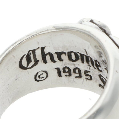 Chrome Hearts HEART IN BAND Silver Ring Size US 5