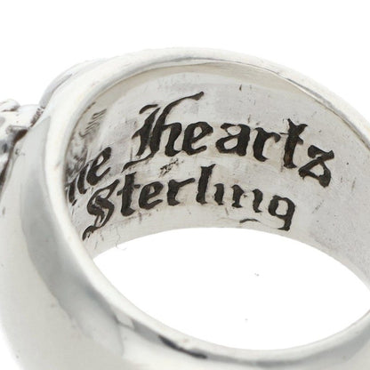 Chrome Hearts HEART IN BAND Silver Ring Size US 5