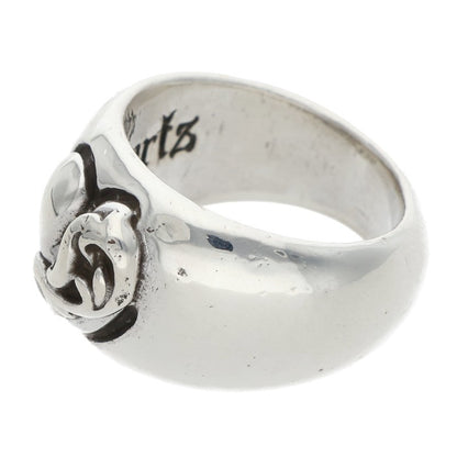 Chrome Hearts HEART IN BAND Silver Ring Size US 5