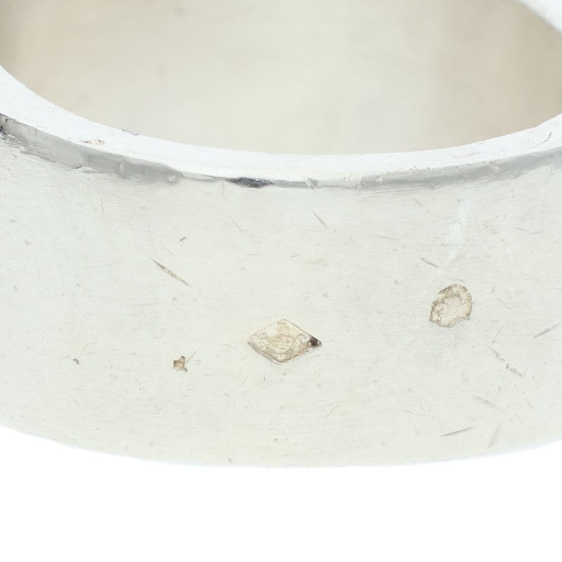 HERMES H-Motif Candy Silver Ring Size ONE SIZE