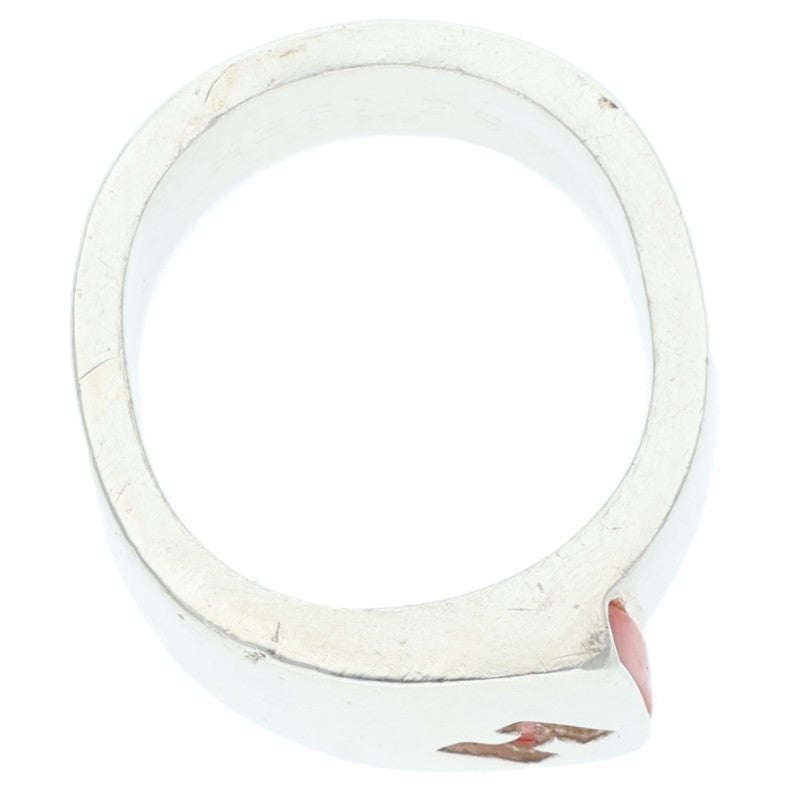HERMES H-Motif Candy Silver Ring Size ONE SIZE